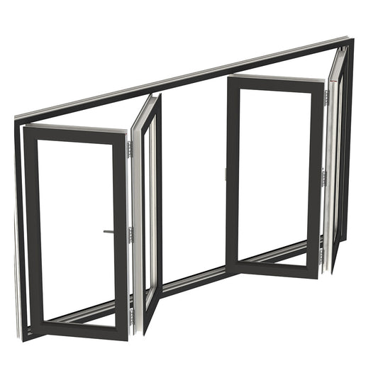 96x48 Aluminum Bifold Window – Energy Efficient | Bright Fold