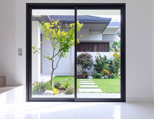 108x80 Aluminum Sliding Door – Energy Efficient & Sleek | Bright Fold