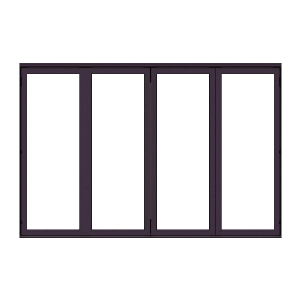 144x80 Aluminum Bifold Door – Extra-Wide Folding Design | Bright Fold