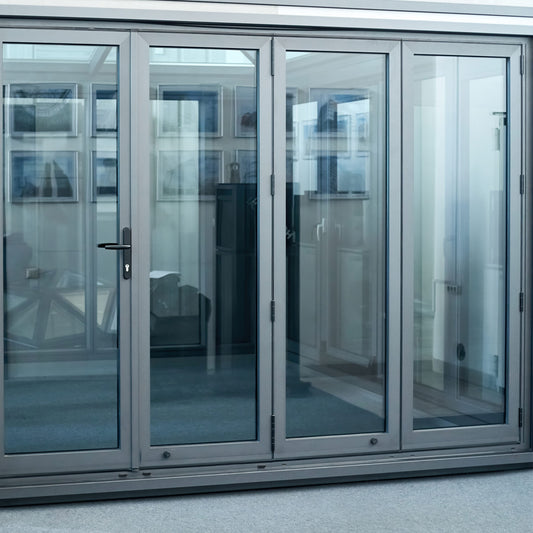 144x96 Aluminum Bifold Door – Extra-Wide Tall Folding Door | Bright Fold