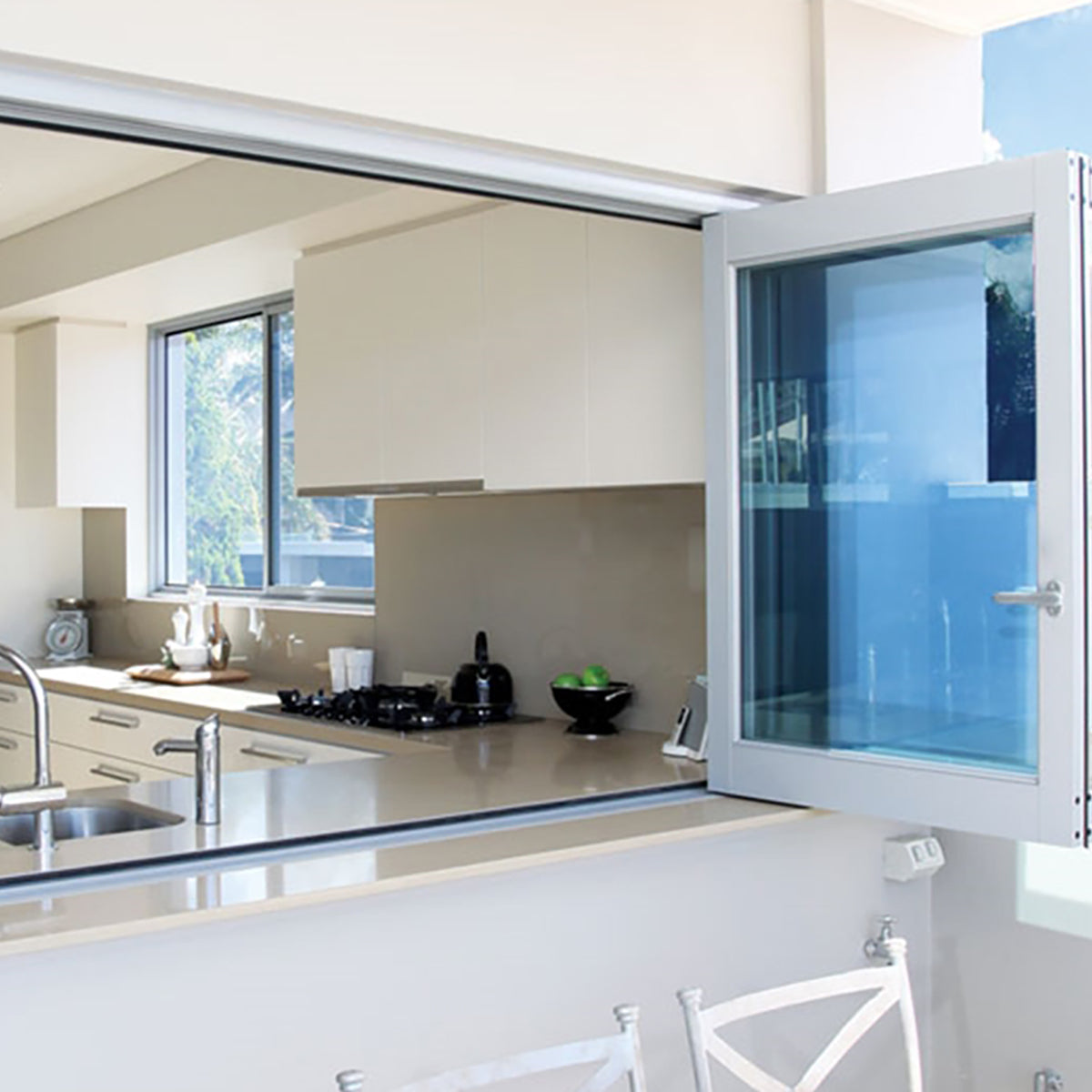 60x36 Aluminum Bifold Window – Energy Efficient | Bright Fold