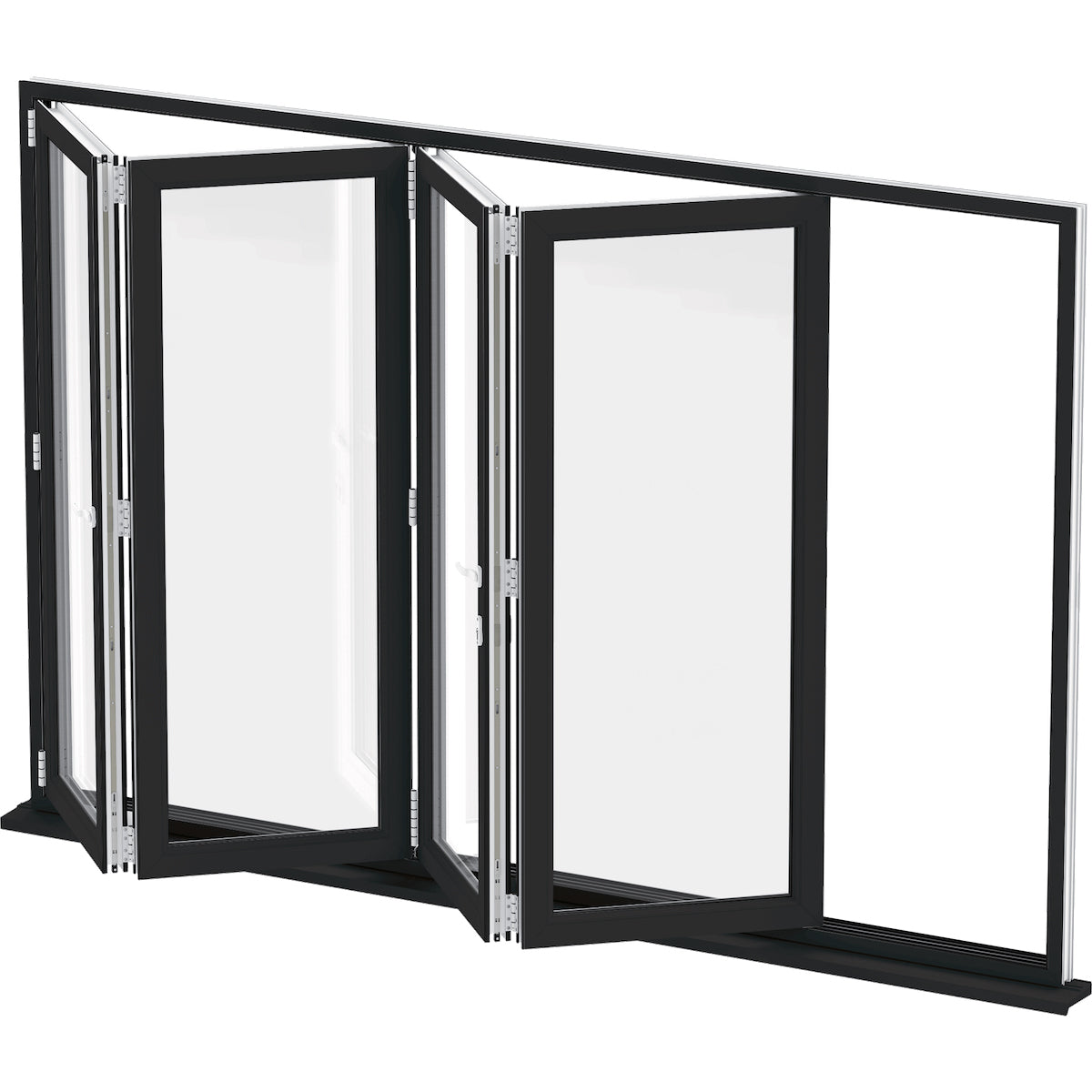 72x48 Aluminum Bifold Window – Energy Efficient | Bright Fold