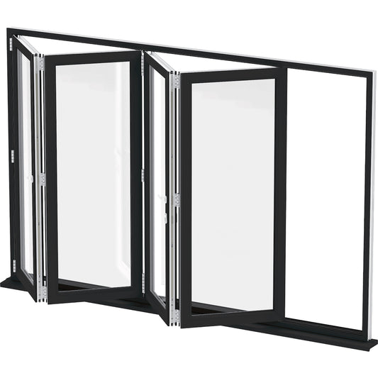72x48 Aluminum Bifold Window – Energy Efficient | Bright Fold