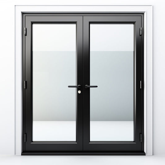 72x96 Aluminum French Door – Modern Double Door | Bright Fold