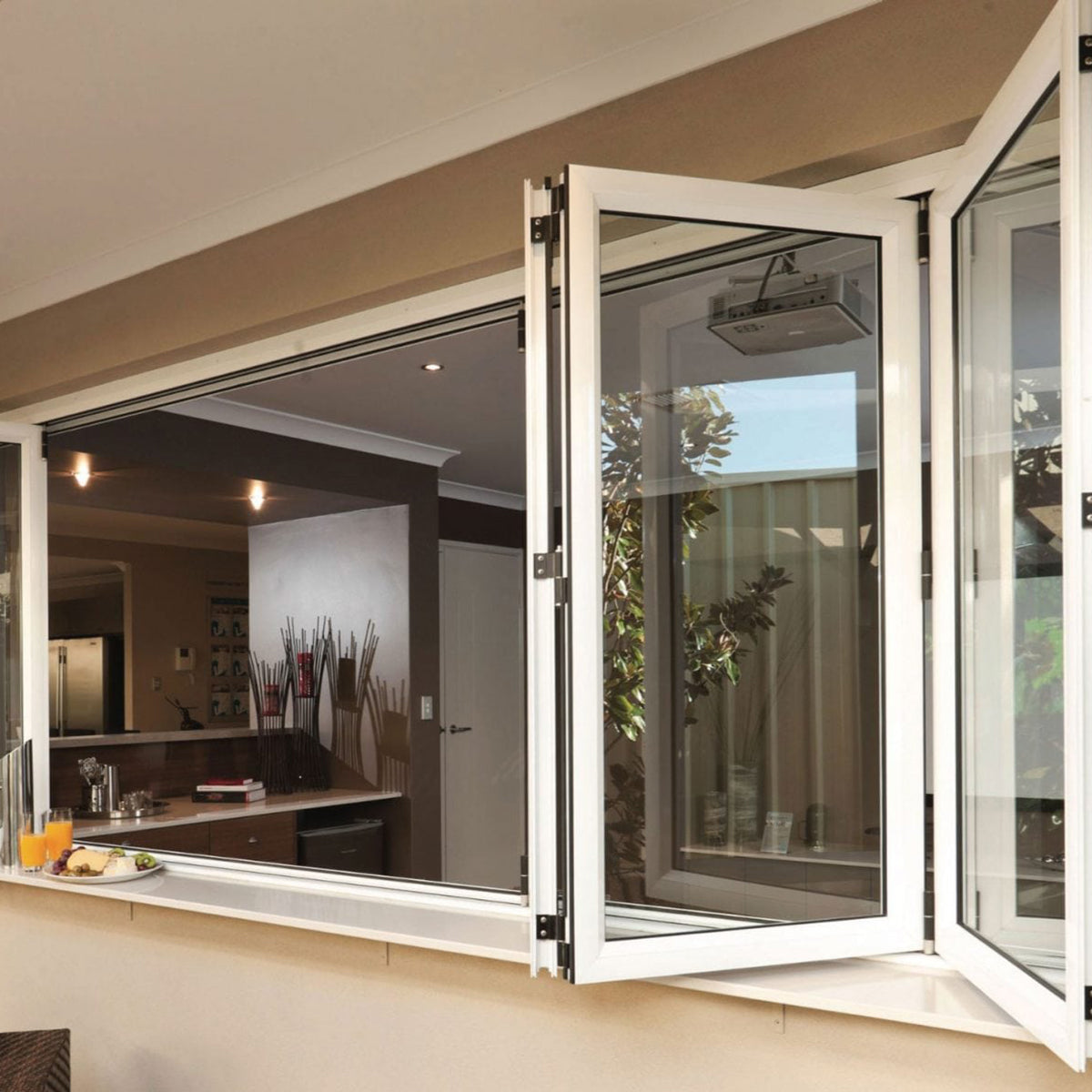 96x36 Aluminum Bifold Window – Energy Efficient | Bright Fold