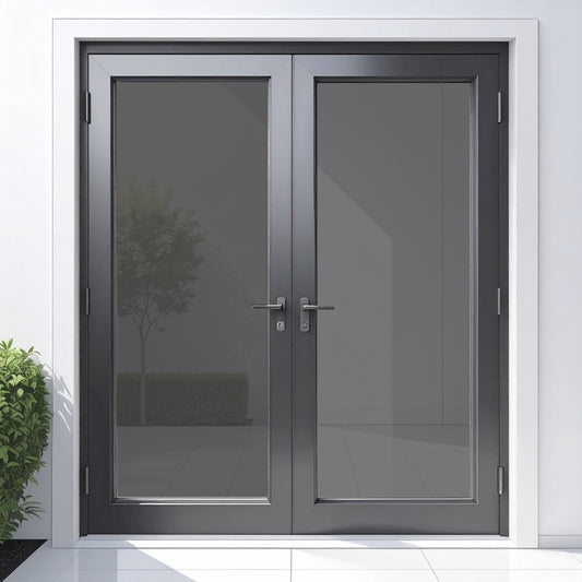 72x96 Aluminum French Door – Modern Double Door | Bright Fold